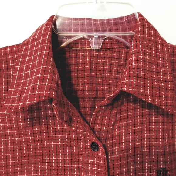 Lauren Ralph Lauren button down plaid shirt - Picture 3 of 12